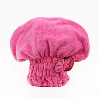 China Viable High Quality Cute Bamboo Hair Dryer Cap Women Sublimation Hair Dryer Hat Microfiber Dry Fit Hair for sale