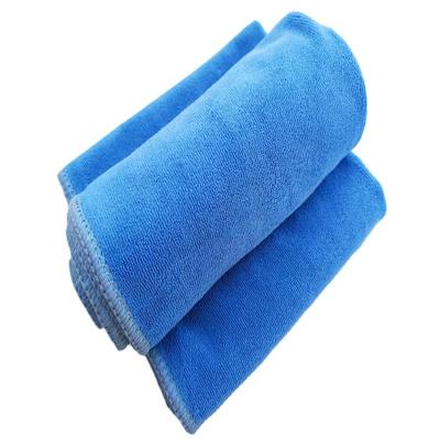 China Anhui Clean Towels 70 Microfiber Car Cleaning Microfiber Car Child Safe 50% Gsm Towel Blue 30 24x16 for sale