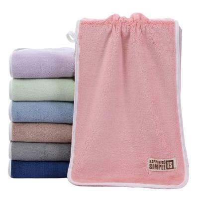 China Affordable Price Child Safe Fleece Bleach Proof Coral Towels Set Logo Bar Sauna Christmas Towels Custom Printing for sale