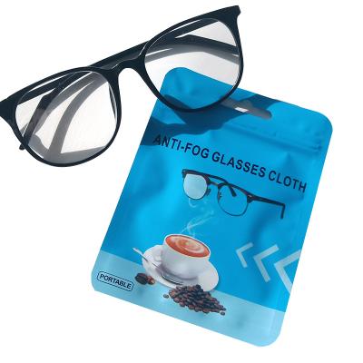 China High End Custom Logo Jet Eyewear Cloth Glass Microfiber Anti-fog Cleaning Cloth For Glasses for sale