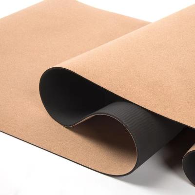 China Viable Fine Grain Cork Yoga Mat Eco-Friendly Eco-Friendly Bestseller Non Slip for sale