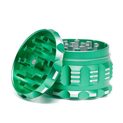 China New Designed Portable Aluminum Smoking Herb Grinder Unique Smoking Pipe Accessories for sale