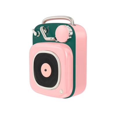 China Mini New Mini Product Creative Atomic Record Retro Style Portable Wireless Blue Tooth Speaker for sale