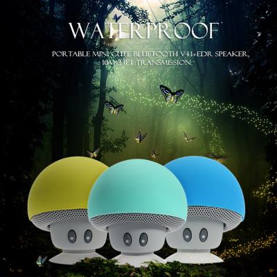 China Cheap Mini Speaker Waterproof Blue Tooth Mushroom Wireless Speaker Best Phone Function Gromotion Gift for sale