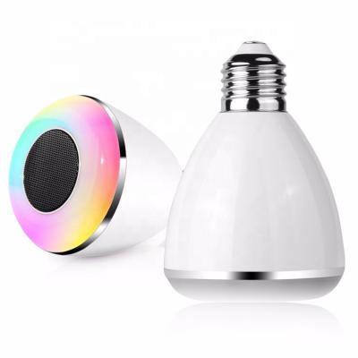 China 2022 Newest Mini LED Bulb Colorful Blue Tooth Light Mini Wireless Speaker for sale