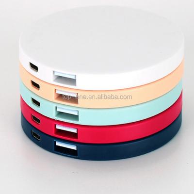 China Dial mirror power bank 2500mah cosmetic mirror power bank for mobile phone power charging for sale