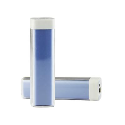 China Best Christmas Gift Instrument Fast Charging Support Portable Mobile Power Bank 2600mah Lipstick Power Bank for sale