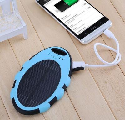 China Hot Selling 5000mah Solar Power Bank Battery Charger Solar Power Portable Practical Universal Mobile Bank for sale