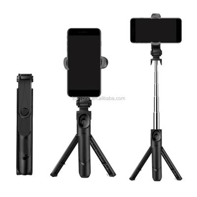 China Brand New Custom Product XT-10 Mini Desktop Portable Mobile Phone Mini Portable Monopod 2022 Folding Tooth Tripod Selfie Stick Blue for sale