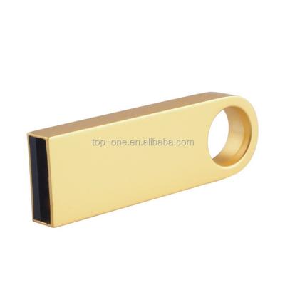 China Gold logo 2gb 4gb 8gb 16gb 32gb metal usb drive usb flash stick custom metal pendrive for sale