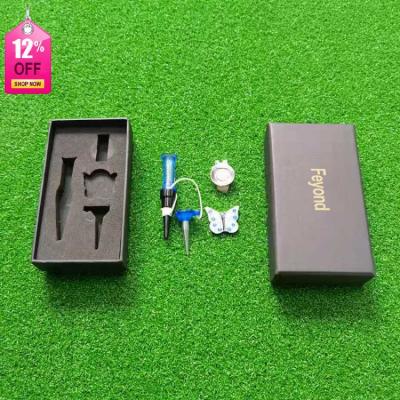 China New Fashional Golf Ball Mark Golf Hat Clip Magnetic Alloy Marker Golf Accessories Gift Set for sale