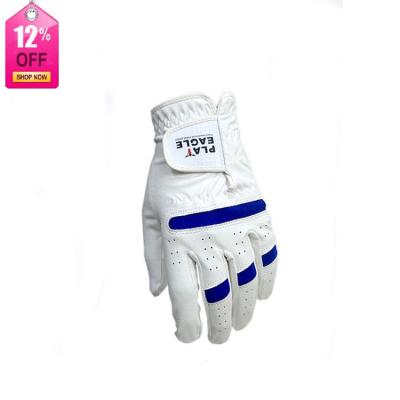 China 2018 Feel Soft Comfortable Golf Glove With Leather Or Cotton Or Micro Fiber Cabretta Leather Golf Gloves for sale