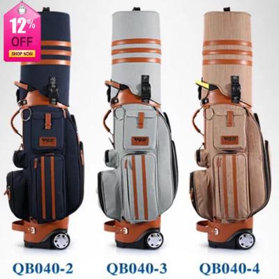 China Package Golf Club Tournament Golf Bag Nylon Waterproof Golf Cart Bag, Synthetic Leather Golf Staff Duffel Bags for sale