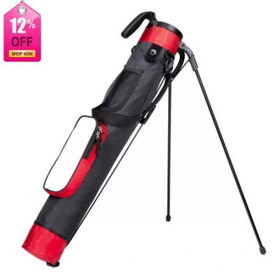 China Portable Nylon Waterproof Mini Golf Sunday Bag Package Golf Club OEM Golf Gun Bag For Half Clubs Set for sale