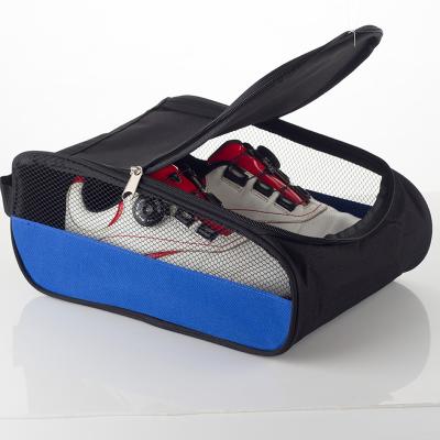 China Personalized Custom Water and Stain Resistant Golf Shoe Bag , Golf Travel Shoe Bag Zippered Sports Bag Shoe Case for sale