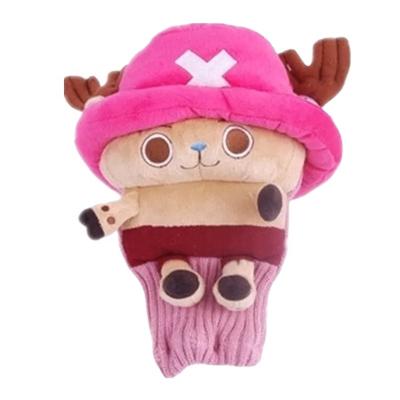 China Golf Accessories Wholesale Custom Wooden Golf Cover Lovely Animal Plush Golf Club Cover for sale