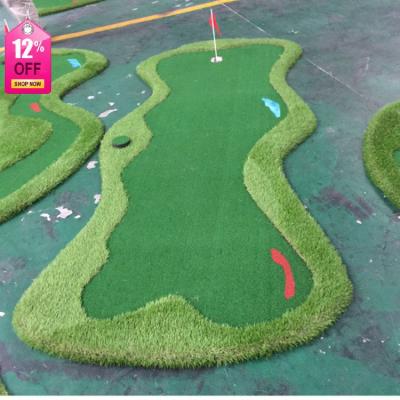 China PP+PE SGS Putting Green Practice Putting Golf Mat Indoor Putting Trainer Golf Putting Mat for sale