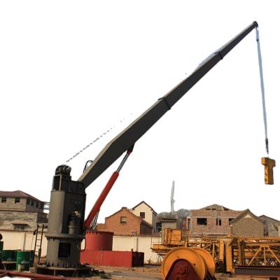 China Other KCRANE 1t 2t 3t Hydraulic Slewing Deck Crane Ship Crane Marine Crane for sale