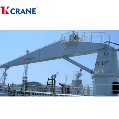 China Other Folding Jib Deck Crane Professional Ship Crane For Sale Offshore Marine Pedestal 10 Ton Crane for sale