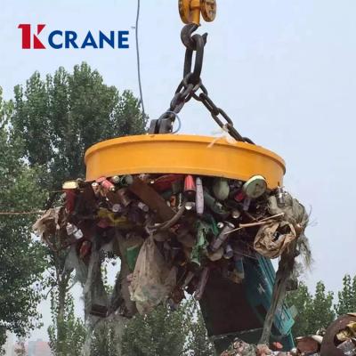 China Permanent Round Lifting Super Strong Electromagnet For Crane for sale