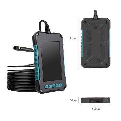 China Wire: Dual Camera 1080P 4.3inch Snake Tube Wire Screen 8mm IP67 2M Hard Wire Vehicle Inspection Camera Boroscope Borescope Inspection for sale