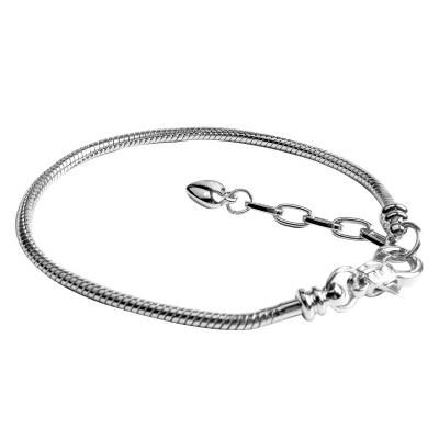 China 2022 Mixed Series of Accessories Chain DIY Basic Lobster Loop Big Hole Bead Bracelet Length Adjustable Chain for sale