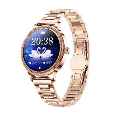 China Full date AK38 automatic smart female watch full circle heart rate monitoring color screen call information reminder multi-dial. for sale