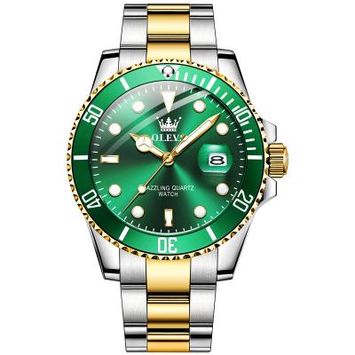 China Auto Date 2021 Customized Quartz Watch Green Ghost Fashion Watches Waterproof Men's Watch for sale