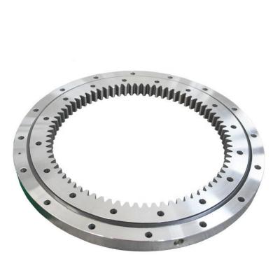 China Four Point Contact Group Ring Gear Ball Slewing Bearing With High Stiffness Rigidity For Tower Crane Replacement for sale