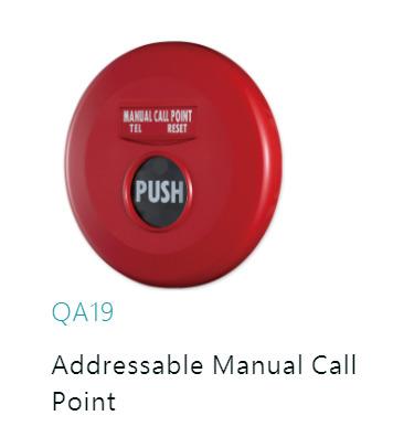 China The Signal Directly Sent To Panel QA19 QA0817 Fire Alarm Manual Call Point Accessible MCP for sale