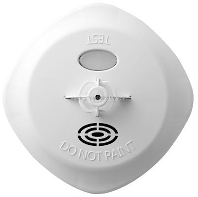 China Plastic NQ3F / Flame Retardant White Horing Lih 3V 10 Year Single Station Heat Detector Fire Alarm for sale