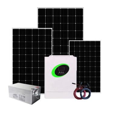 China MPPT Solar System 10KW 20KW 30KW Home Use 8KW Long Lifespan Lithium Battery Off Grid Hybrid Solar Power System for sale