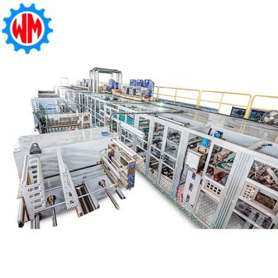 China Full Servo Pull Up T-Shape Diaper Manufacturing Plant Customized With CE for sale