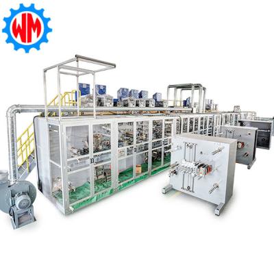 China 800pcs/Minute Full Servo Baby Diaper Production Line Easy Operation Pull Up Nappy Machine for sale