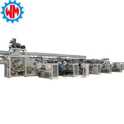 China Full Servo Adult Diaper Making Machine Automatic System with Optional Packaging System for sale