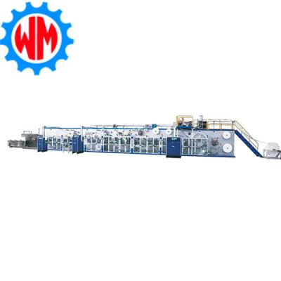 China Full Servo Semi Servo Diaper Production Plant Customized Pull Up Diaper Machine for sale