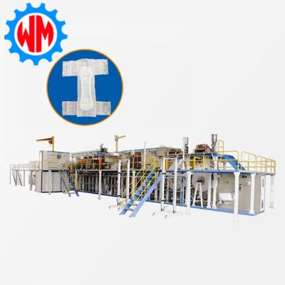 China Intelligent Operation Adult Diaper Production Line / Adult Diaper Machine for sale