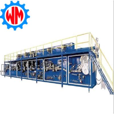 China High Standard Full Servo Adult Diaper Production Line Manufacturing with PLC Control  System for sale