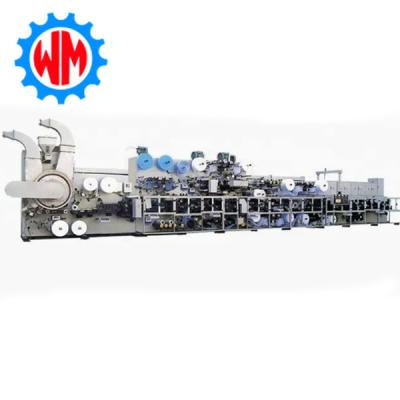 China Energy Saving Sanitary Napkin Production Line With Servo Drive And Timing Belt For Modern Enterprises for sale