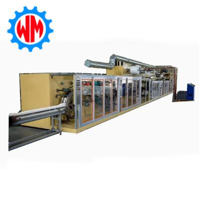 China PLC Professional Customization Diaper Manufacturing Plant  Full Servo Easy Operation for sale