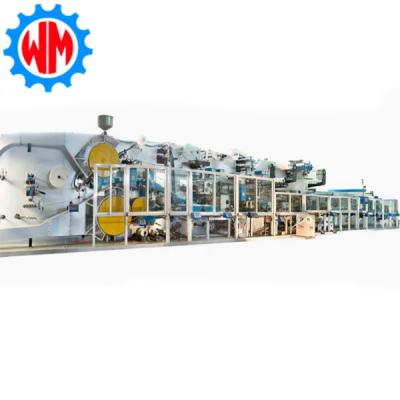 China Advanced And Flexible Lady Pant Production Line For Personalized Adult Diaper Manufacturing for sale