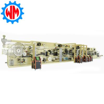 China Advanced Sanitary Napkin Production Line with Precise Control of Tensile Strength and Temperature for sale