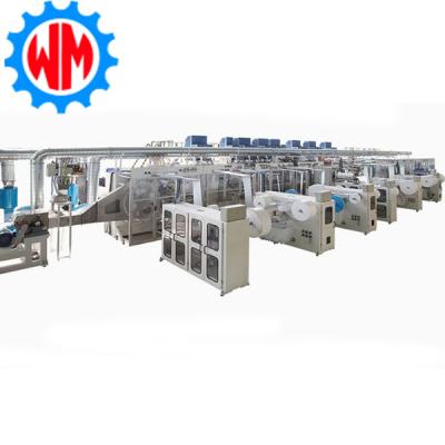 China 1-2 Persons Increased Productivity Baby Diapers Making Equipment High Performance for sale