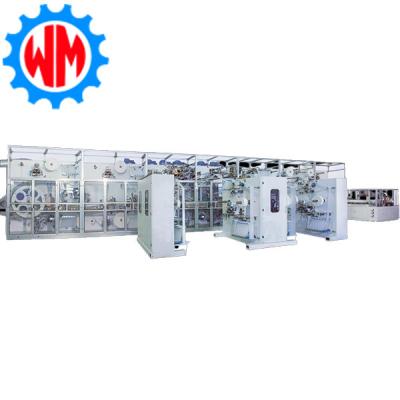 China Streamlined Production Process Big Ring Waist Baby Diaper Making Machinery Customized for sale