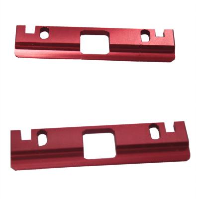 China CNC Machining Aluminum 5 Axis High Precision Aluminum Service Parts Red Anodize Rapid Prototype Making Car Parts Supplier for sale