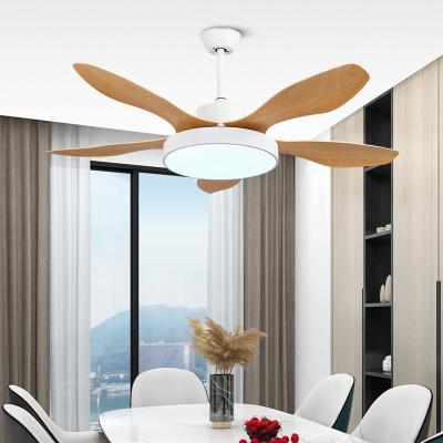 China New ABS Palm 5 Blade Modern Style Southeast Asia Chandelier Light Remote Control Fancy Decorative Ceiling Fan for sale