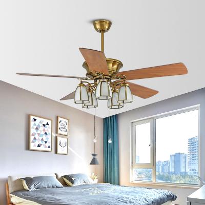 China Crystal Ceiling Fans With Lights modern and lux remote ceiling fans 42inch 110v 220v Ventilador De Techo Con for sale