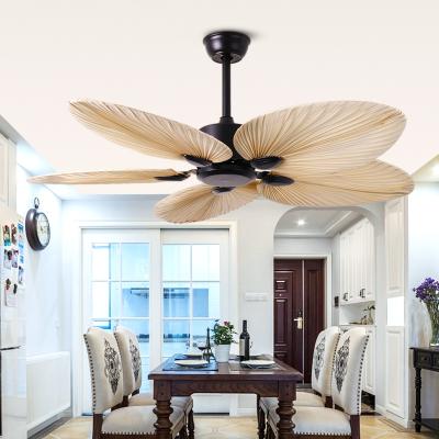 China Modern Black 220 Volt Style Lamp Fan American 5 Blades ABS Black Ceiling Fan Led Remote Black Bldc Light Control DC Ceiling Fan And Light for sale