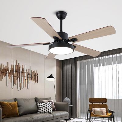 China Pure Copper Iron Blades Motor 5 Fan Lamp Gold Ceiling Fan Light Modern Decorative Lighting Remote Control Chandelier for sale