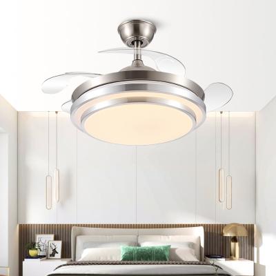 China Newest Design Dc Motor Led Fan Light 60 Inch 8 Blades Modern Wood Grain MDF Material Ceiling Fan With Light for sale